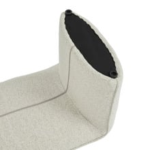 Sylus Boucle Ottoman Bench